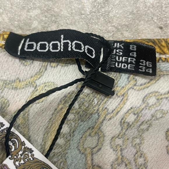 PASTEL SCARF PRINT TWIST FRONT ROMPER Size 4 NWT - Picture 5 of 12